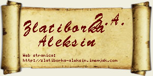 Zlatiborka Aleksin vizit kartica
